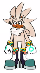 Size: 1442x2635 | Tagged: safe, artist:iratusmus, silver the hedgehog