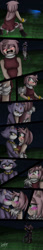 Size: 480x2801 | Tagged: safe, artist:99laufer, amy rose, blaze the cat, cat, hedgehog, 2014, amy x blaze, amy's halterneck dress, blaze's tailcoat, blushing, comforting, comic, crying, female, females only, hand on cheek, hugging, kiss, sad, shipping, tears