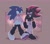 Size: 2048x1792 | Tagged: safe, artist:swati-art, shadow the hedgehog, sonic the hedgehog, hedgehog, abstract background, aro ace pride, aromantic, asexual, badge, binder, chain, clothes, duo, ear piercing, earring, gay pride, holding hands, looking at each other, mouth open, nonbinary, nonbinary pride, pants, pride, smile, sweater, t4t, talking, trans male, trans pride, transgender, walking