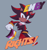 Size: 2048x2198 | Tagged: safe, artist:taruma, shadow the hedgehog, hedgehog, ear fluff, english text, flag, frown, grey background, holding something, looking at viewer, mid-air, nonbinary, nonbinary pride, pride flag, signature, simple background, solo