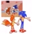 Size: 1227x1291 | Tagged: safe, artist:chechewi4ka, miles "tails" prower, sonic the hedgehog, fox, hedgehog, adventures of sonic the hedgehog, 2023, alternate eye color, blue eyes, brown eyes, duo, holding hands, looking at each other, male, males only, redraw, reference inset, simple background, smile, standing, white background