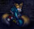 Size: 2300x2000 | Tagged: safe, artist:cyngawolf, kit the fennec, miles "tails" prower, fox, 2022, comforting, crying, dialogue, duo, english text, fennec, floppy ears, gay, holding each other, hugging, kitails, kneeling, male, males only, mouth open, sad, shipping, shrunken pupils, tears, tears of sadness