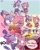Size: 2466x3055 | Tagged: safe, artist:niku_wee, amy rose, blaze the cat, cat, hedgehog, 2023, amy x blaze, cute, exclamation mark, female, females only, fire, flame, lesbian, purring, shaking, shipping, spanish text
