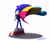 Size: 3034x2559 | Tagged: safe, artist:tedizzle94, sonic the hedgehog, hedgehog, 2023, arms folded, cape, looking back at viewer, male, pansexual, pansexual pride, pride, shadow (lighting), signature, simple background, smile, solo, standing, white background