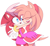 Size: 1000x923 | Tagged: safe, artist:lime-cheesecakes, amy rose, sonia the hedgehog, hedgehog, 2020, cute, duo, eyes closed, hugging, lesbian, looking at them, shipping, simple background, smile, soniamy, white background
