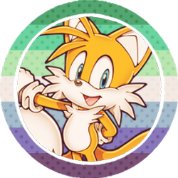 Size: 300x300 | Tagged: safe, artist:pr0ject-chaos, miles "tails" prower, fox, edit, gay, icon, mlm pride, simple background, solo, transparent background