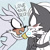 Size: 800x800 | Tagged: safe, artist:chippuyon, infinite the jackal, silver the hedgehog, hedgehog, jackal, blue background, blushing, cute, dialogue, duo, english text, gay, hands on another's face, infinibetes, looking at each other, male, males only, mouth open, shipping, silvabetes, silvinite, simple background, speech bubble