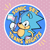 Size: 1080x1080 | Tagged: safe, artist:artfromars, sonic the hedgehog, hedgehog, adventures of sonic the hedgehog, abstract background, alternate version, classic sonic, classic sonic (universe), dic, english text, flag, holding something, male, pride, pride flag, solo, sonic says, trans pride, trans rights