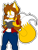 Size: 753x978 | Tagged: artist needed, source needed, suggestive, miles "tails" prower, fox, blushing, breast grab, breasts, brown hair, busty tails, clothes, female, gender swap, millie "tailsko" prower, outline, rule 63, shrunken pupils, simple background, solo, standing, surprised, transparent background