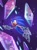 Size: 1116x1500 | Tagged: safe, artist:hyeon_sonic, amy rose, knuckles the echidna, miles "tails" prower, nine, sonic the hedgehog, thorn rose, echidna, fox, hedgehog, sonic prime, sonic prime s2, abstract background, female, group, knuckles the dread, male, mouth open, reflection, shattered crystal, solo, solo focus