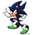Size: 2048x2048 | Tagged: safe, artist:shadowfreak98, oc, oc:terios the hedgehog, hedgehog, alternate version, fankid, magical gay spawn, oc only, parent:shadow, parent:sonic, parents:sonadow, simple background, solo, transparent background, uekawa style