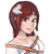 Size: 381x417 | Tagged: safe, artist:devotedsidekick, artist:sp-rings, princess elise, human, bust, eyebrow clipping through hair, female, looking at viewer, simple background, smile, solo, white background