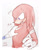 Size: 911x1120 | Tagged: safe, artist:完獄, knuckles the echidna, sonic the hedgehog, blushing, border, chinese text, duo, gay, gradient background, hand on another's chest, knuxonic, looking at something, male, males only, mouth open, question mark, shipping, shocked, signature, solo focus, sonic boom (tv), standing, sweatdrop