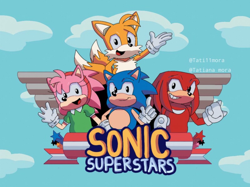 249746 - safe, artist:lucia88956289, classic sonic, knuckles the echidna  (sonic), miles tails prower (sonic), sonic the hedgehog (sonic), sega,  sonic the hedgehog (series), classic amy, classic knuckles, classic tails,  hyper knuckles, super