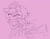 Size: 540x416 | Tagged: safe, artist:sonicshank, amy rose, blaze the cat, cat, hedgehog, 2017, amy x blaze, amy's halterneck dress, blaze's tailcoat, clothes, cute, dress, eyes closed, female, females only, kiss on cheek, lesbian, shipping, sketch