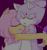 Size: 540x571 | Tagged: safe, artist:chiquitosilver, amy rose, blaze the cat, cat, hedgehog, 2017, amy x blaze, blushing, cuddling, cute, eyes closed, female, females only, lesbian, mouth open, shipping, sleeping, zzz