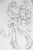 Size: 398x600 | Tagged: safe, artist:saucynadles, amy rose, blaze the cat, cat, hedgehog, 2015, amy x blaze, amy's halterneck dress, blaze's tailcoat, clothes, cute, dress, female, females only, hand on hip, lesbian, peace sign, shipping, sketch, traditional media