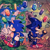 Size: 600x600 | Tagged: safe, artist:seaminglygood, metal sonic, sonic the hedgehog, sonic cd, little planet, time stone, two sides