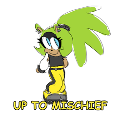 Size: 835x815 | Tagged: safe, artist:sirbasil, surge the tenrec, cute, english text, female, simple background, smile, solo, standing, surgabetes, too cute to be taken seriously, white background