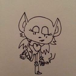 Size: 2048x2048 | Tagged: safe, artist:goblin_sorcerer, rouge the bat, bat, 2016, cigarette, female, frown, holding something, lidded eyes, looking at viewer, smoking, solo