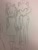 Size: 540x720 | Tagged: safe, artist:iimpey, amy rose, blaze the cat, cat, hedgehog, 2017, amy x blaze, amy's halterneck dress, blaze's tailcoat, clothes, cute, dress, female, females only, holding hands, lesbian, shipping, sketch, traditional media