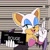 Size: 1288x1287 | Tagged: safe, artist:queenie_draws, rouge the bat, barbie mugshot meme, fangs, meme, mugshot, smile, wink