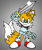 Size: 720x850 | Tagged: safe, artist:death-driver-5000, miles "tails" prower, armor, fleetway tails, sword