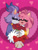 Size: 540x720 | Tagged: safe, artist:galaxyemotional27, amy rose, blaze the cat, cat, hedgehog, 2022, amy x blaze, amy's halterneck dress, blaze's tailcoat, blushing, bouquet, clothes, cute, dress, eyes closed, female, females only, flowers, lesbian, shipping, valentine's day