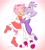 Size: 1852x2048 | Tagged: safe, artist:toonyliv, amy rose, blaze the cat, cat, hedgehog, 2020, amy x blaze, amy's halterneck dress, blaze's tailcoat, blushing, clothes, cute, dress, eyes closed, female, females only, hand on back, hearts, hugging, lesbian, mouth open, shipping