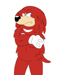 Size: 2588x3220 | Tagged: safe, artist:toonidae, knuckles the echidna