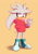 Size: 751x1063 | Tagged: safe, artist:deaddu, silver the hedgehog, hedgehog, bubblegum, clothes, grey fur, holding something, hoodie, male, phone, shoes, smartphone, solo, yellow eyes