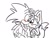 Size: 1024x768 | Tagged: safe, artist:furrymilo4756, miles "tails" prower, sonic the hedgehog, fox, hedgehog, 2023, black and white, blushing, blushing ears, duo, exclamation mark, eyes closed, gay, kiss, line art, looking at them, male, males only, shipping, simple background, sonic boom (tv), sonic x tails, spot color, standing, white background
