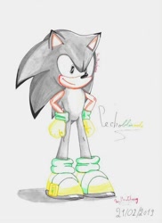 Size: 600x822 | Tagged: safe, artist:noooonswing, artist:pedrobloxmelo, oc, oc:pedrobloxmelo, hedgehog, male, traditional media