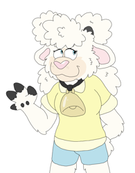 Size: 2584x3320 | Tagged: safe, artist:toonidae, lanolin the sheep