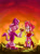 Size: 540x726 | Tagged: safe, artist:tomaturtles, amy rose, blaze the cat, cat, hedgehog, 2020, amy x blaze, amy's halterneck dress, blaze's tailcoat, blushing, bouquet, clothes, cute, dress, exclamation mark, female, females only, lesbian, shipping