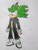 Size: 774x1032 | Tagged: safe, artist:theoneandonlycactus, oc, oc:cactus the hedgehog, hedgehog, fingerless gloves, gloves, green eyes, green fur, jacket, male, shoes, socks, traditional media