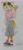 Size: 1436x3072 | Tagged: safe, artist:jupitercl0uds, miles "tails" prower, fox, claws, ear fluff, fangs, female, gloves off, goggles, leg fluff, looking offscreen, millie "tailsko" prower, older, pawpads, rule 63, signature, skirt, smile, sneakers, solo, standing, sweater, teenager, traditional media, trans female, transgender, waving