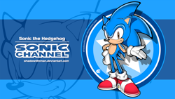 Size: 1190x672 | Tagged: safe, artist:shadowlifeman, sonic the hedgehog, hedgehog, aged up, male, sonic channel wallpaper style, sonic satam