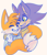 Size: 525x608 | Tagged: dead source, safe, artist:bubblywave, miles "tails" prower, sonic the hedgehog, aged up, alternate version, bust, clothes, duo, gay, hoodie, older, shipping, simple background, smile, sonic x tails, sweater, white background, wrapped in tails