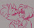 Size: 540x439 | Tagged: safe, artist:donutfloats, amy rose, blaze the cat, cat, hedgehog, 2018, amy x blaze, amy's halterneck dress, blaze's tailcoat, blushing, clothes, cute, dress, eyes closed, female, females only, kiss, lesbian, shipping, sketch