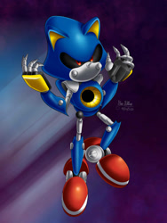 Size: 828x1104 | Tagged: safe, artist:star-shiner, metal sonic, male, robot