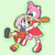 Size: 2000x2000 | Tagged: safe, artist:theowlgoesmoo, amy rose, cream the rabbit, holding hands