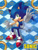 Size: 828x1104 | Tagged: safe, artist:star-shiner, sonic the hedgehog, hedgehog, blue fur, gloves, green eyes, male, rings, shoes, socks, solo