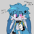 Size: 2048x2048 | Tagged: safe, artist:chibi-0004, kit the fennec, fox, blushing, english text, exclamation mark, eye clipping through hair, eyebrow clipping through hair, eyebrows clipping through hair, eyes clipping through hair, fennec, grey background, hair pin, holding something, idw sonic the hedgehog, lidded eyes, male, simple background, sketch, solo, standing, sweatdrop