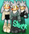 Size: 1668x2000 | Tagged: safe, artist:matrix--lazy, silver the hedgehog, hedgehog, abstract background, alternate universe, au:star silver, character name, cheek fluff, clothes, cover art, eyelashes, frown, glowing eyes, lidded eyes, male, males only, self paradox, signature, smile, standing, trio