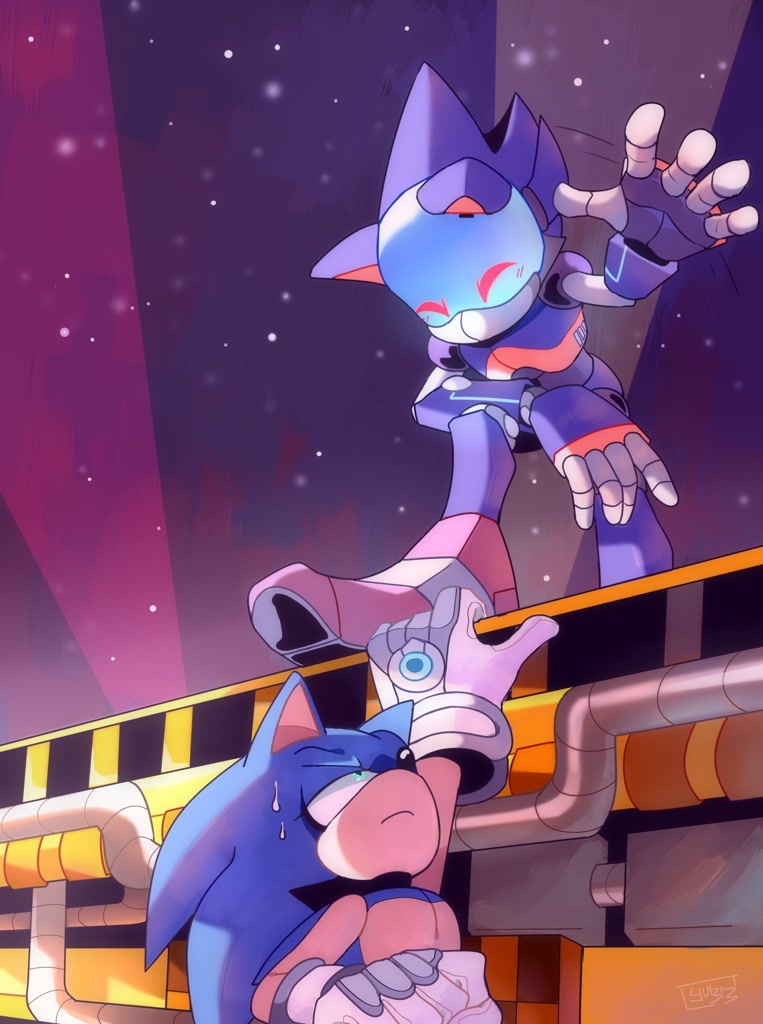 13027 - safe, artist:pastelmangos, artist:yu33_pm, chaos sonic