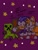 Size: 768x1024 | Tagged: dead source, safe, artist:tailsmybuddy67, miles "tails" prower, sonic the hedgehog, 2023, :), ;), blushing, classic sonic, classic tails, creeper (minecraft), dialogue, english text, gay, holding something, looking at each other, purple background, shield, shipping, simple background, smile, sonic x tails, sparkles, standing, star (symbol), trio