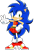Size: 733x1090 | Tagged: safe, sonic the hedgehog, oc, oc:sonica (tasp), crop top, gender swap, heels, looking at viewer, ring, simple background, skirt, smile, solo, sonic x style, tails and sonic pals (youtube), transparent background, v sign