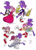 Size: 1024x1407 | Tagged: safe, artist:dawnhedgehog555, amy rose, blaze the cat, cat, hedgehog, 2016, amy x blaze, blaze's tailcoat, book, cake, clothes, cute, dress, female, females only, fire, flame, hearts, kiss on hand, lesbian, shipping, wedding dress, wedding suit