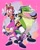 Size: 1638x2048 | Tagged: safe, artist:loulubally, charmy bee, espio the chameleon, vector the crocodile, team chaotix